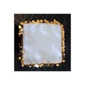 LE FANTASİA Oyalı Elişi Halay Mendil - Beyaz & Gold – Magnet, Hediyelik, Süs Aksesuarı – Magnet, Hediyelik, Süs
