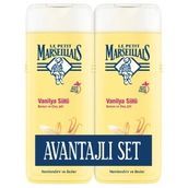 Le Petit Marseillais Vanilya Sütü 2x400 ml Duş Jeli