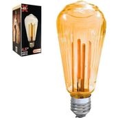 Ledx St-64 Kırılmaz Gövde 4,5 Watt Çizgili Rustik Ampul