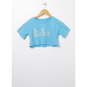 Lee Cooper 222LCG42006 Baskılı Turkuaz Kız Çocuk T-shirt