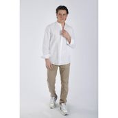 Lee Cooper 242 LCM 241009 Beyaz Julsa Erkek Dokuma Gömlek