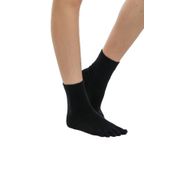 Leement socks Erkek 3 Çift Pamuklu Parmaklı Çorap siyah 40-44 40-44