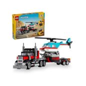 Lego 31146 Creator 270 Parça Helikopterli Açık Kasa Kamyon