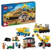 Lego 60391 235 Parça City İnşaat Kamyonları ve Yıkım Gülleli Vinç