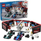Lego 60444 City F1 Garajı ve Mercedes AMG ve Alpine Arabaları