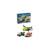 Lego 60505 Uçak Servis Kamyonu ve Hoverkraft Karışımı 990 Parça Yapım Seti