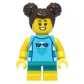 Lego CTY1386 Child Girl Mini Figür