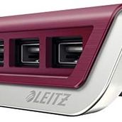 Leitz 6207-28 Style 3 in USB Kırmızı Şarj Cihazı
