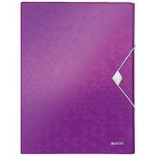 Leitz Active Wow 46290062 Mor Metalik Kalın Lastikli Dosya
