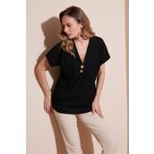 Lela 5865567 Siyah Kadın Bluz
