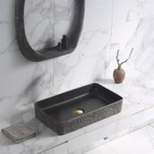 Lena E-4061S Tezgah Üstü Porselen Lavabo