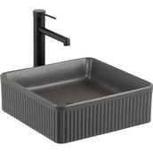 Lena E-W1003MF Mat Füme Tezgah Üstü Lavabo