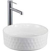 Lena E-W5001 Beyaz Tezgahüstü Lavabo