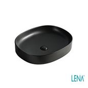 Lena EY-4712MS Mat Siyah Tezgahüstü Lavabo