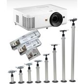 Lenatech Teleskopik Projeksiyon Tavan Askı Aparatı - LN-254 (100-180 CM TELESKOPİK
