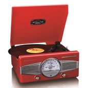 Lenco TT-27 Kırmızı Dahili Speaker Pikap