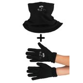 Leng Butik Chopper Motorsiklet Kışlık Boyunluk Uzun Eldiven Set