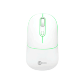 Lenovo Lecoo WS210 Beyaz RGB Bluetooth ve Kablosuz Şarj Edilebilir Optik Mouse