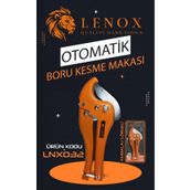 Lenox Tools Otomatik Boru Kesme Makası PVC Plastik PPR Boru Kesici Mandallı El Tipi Kesme Aleti