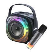 Lenyes S226 RGB Işıklı Askılı Mikrofonlu Siyah Bluetooth Hoparlör