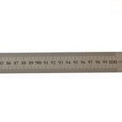 Leo 1000x35 mm Çift Taraflı Çelik Cetvel