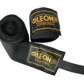 Leon 1982 Elastik 3.5 mt Siyah Boks Kick Boks ve Muay Thai Bandajı