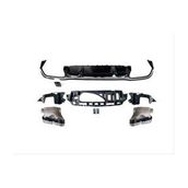 Leon Part Çmk Mercedes W213 E 2021 E63 Difüzör ve Siyah Egzoz Seti