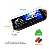 Leopard Power 13000 mAh 22.2V 6S 25C UAV Multirotor Lityum Polimer Lipo Batarya