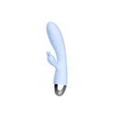 Leten Kalite Silikon G-Spot Ve Klitoris Uyarıcı Şarjlı Vibratör Mavi