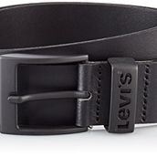 Levi'S Ashland Metal Erkek Kemer, Siyah (Siyah 59), 85 (Üretici Ölçüsü: 85)