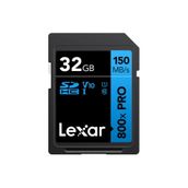 Lexar 800X Pro 150 MB/S SDHC 32 GB Hafıza Kartı