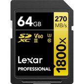 Lexar Gold Series 1800x64 GB SDXC Class 10 UHS-II Hafıza Kartı