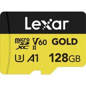 Lexar UHS-II V60 U3 Gold Serisi 128 GB 280 MB/s microSD Hafıza Kartı