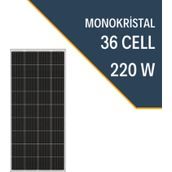 Lexron 220W Monokristal Güneş Paneli
