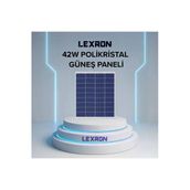 Lexron 36 Cell 42W Polykristal Güneş Paneli