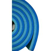 Leyaton Pilates Minderi 10 mm Kalınlıkta Mavi Siyah Yoga Mat Fitness Egzersiz İçin Tekil Kullanım