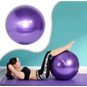 Leyaton Pilates Topu 65 Cm Mor +Pompa