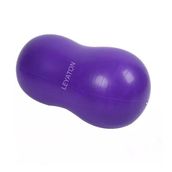 Leyaton Pilates Topu Fıstık Top Egzersiz Pilates Topu Mor +Pompa