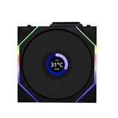 Lian Li UNI FAN REVERSE TL WIRELESS LCD 1x120mm Siyah Kasa Fanı (G99.12RTLLCD1W1B.00)