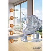 Libababy Ana Kucağı Koala Elite - Elektrikli Kumandalı Bluetoothlu Müzikli Otomatik Sallanan Anakucağı