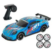 Light Drift 4WD 1:16 Ölçekli Işıklı Uzaktan Kumandalı RC Drift Arabası Mavi
