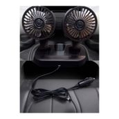 LIGHTNIX Otomobil Araç İçi Çiftli 12V Mini Vantilatör - Güçlü Soğutma Fanı
