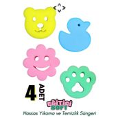 LİGROUND Baby Shim Eğitici Hassas Yıkama/temizlik Süngeri Dekoratif Yıkama Süngeri Bebek Çok Amaçlı Sünger
