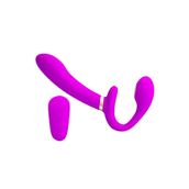 Lilitu Shop Lilitu Shop Usb Şarjlı Uzaktan Kumandalı Çift Taraflı Strapon Teknolojik Vajinal Vibratör