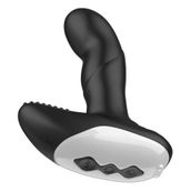 Lilitu Shop USB Manyetik Şarjlı Uzaktan Kumandalı Gıdıklama Fonksiyonlu Isıtmalı Anal Vajinal Teknolojik Vibratör BDM1544