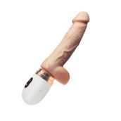Lilitu Shop USB Şarjlı 7 İleri Geri & 7 Sallanma Fonksiyonlu Isıtmalı Uzaktan Kumandalı Titreşimli Teknolojik Vibratör BDM216