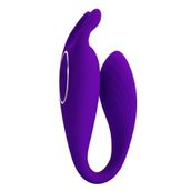 LilituShop USB Şarjlı 12 Titreşimli Uzaktan Kumandalı Tavşan Vibrator BDM1470