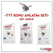 Limit Yayınları TYT Türkçe Coğrafya Tarih Konu Anlatımı 3 Kitap Set
