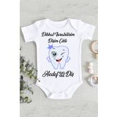 Limon Diş Buğdayı Erkek Bebek Zıbın Body
