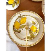 Linda Emaye 2'li Pasta Tabağı 20 cm